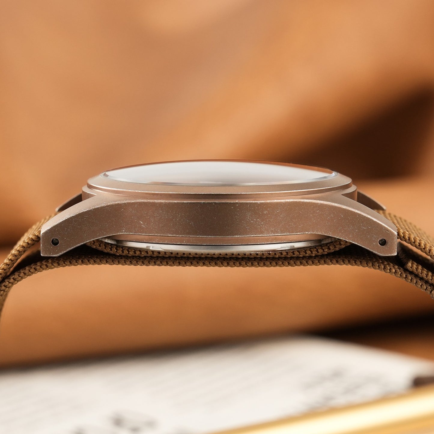 Militado Ml05 Vintage Field Watch VH31 Sweep Second Quartz Movement Sapphire Crystal High Clear AR Coating Luminous 38Mm Watches