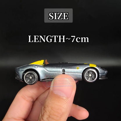 1/64 Ferrari Monza SP1 Replica Mini Car Model Scale Miniature Art Diecast Vehicle Figure Collection Hobby Lifestyle Kid Gift Toy