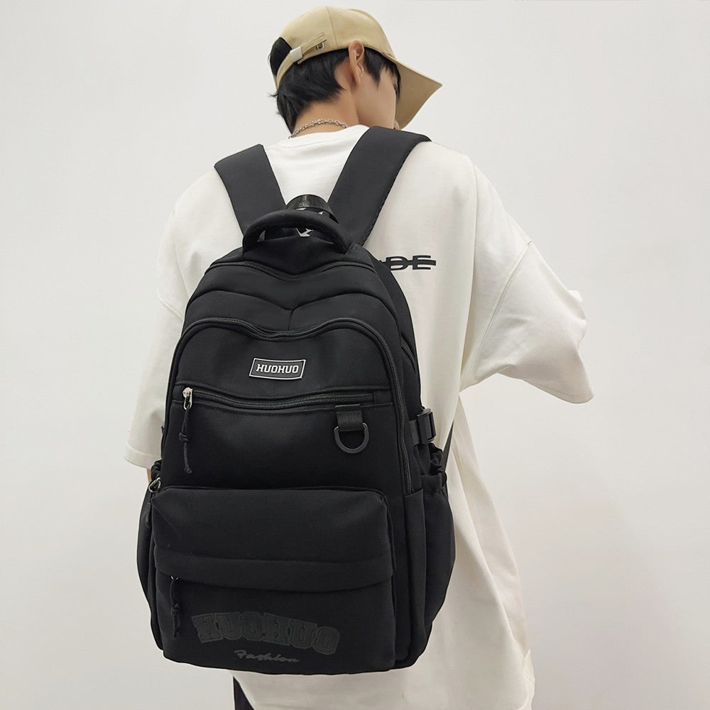 Outdoor Travel Light Weight Reduction Personality Niche Leisure Backpack Trend Backpack for Men and Women Large Capacity Compute