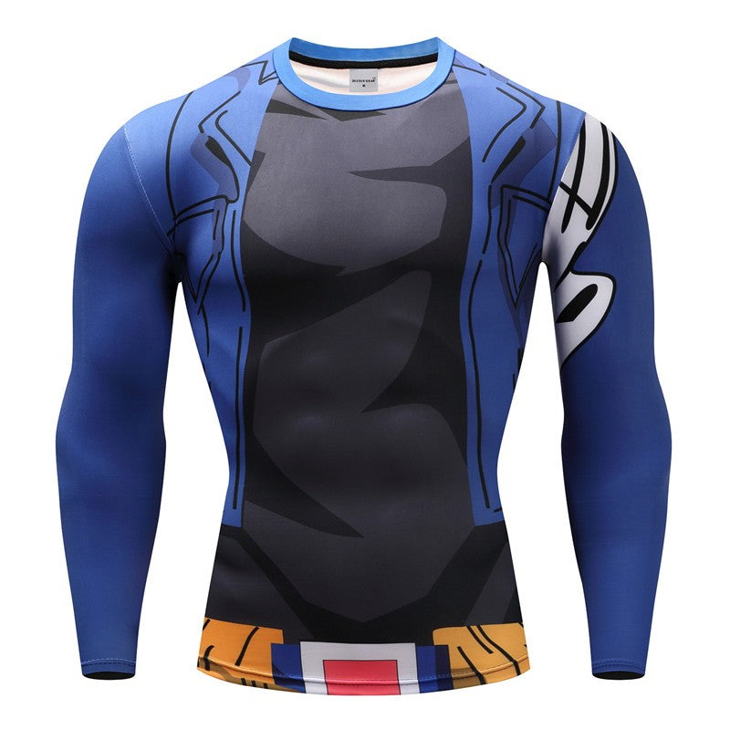 3D Printed T Shirts Cosplay Men Anime GOKU Shirts Fitness Compression T-Shirts Bodybuilding Tops Tees Vegeta Cosplay Costume Top