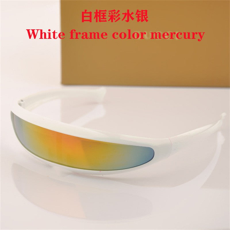 X-men Individuality Cycling Sunglasses for Men Mercury Lens Laser Glasses Travel Windproof Women's Sunglasses Robots Eyewear