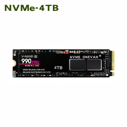 2025 SSD 990 1080 Pro M2 NVME 1T 2T 4T Unidade de Disco Rígido de Alto Desempenho para PC PS5 Portátil e Desktop