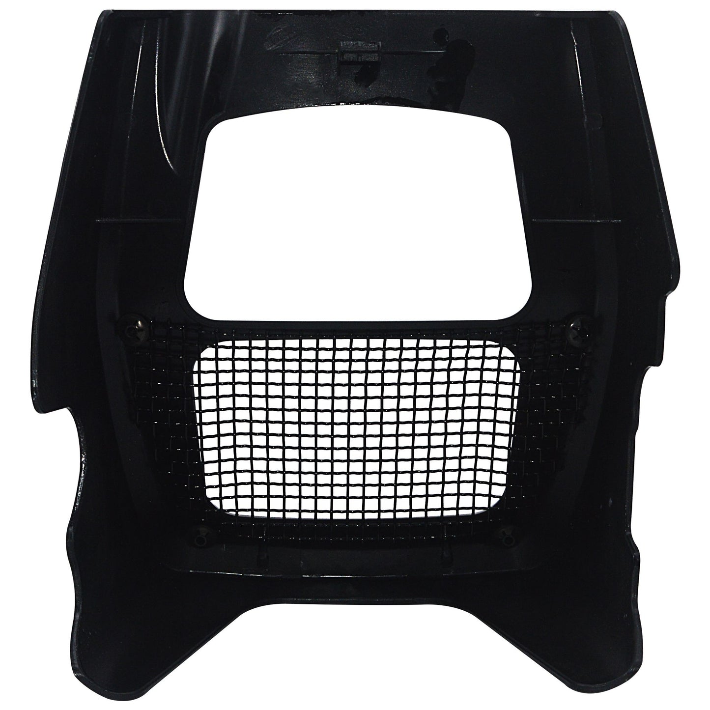 Carenagem de Moto Spoilers Dianteiros Capa de Radiador Queixo para Harley Road King Electra Street Glide FLHR FLTRX 17-2025 Preto Brilhante