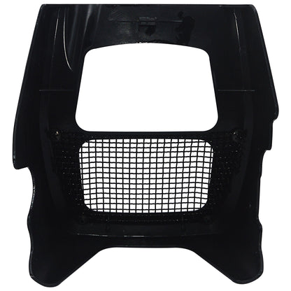 Carenagem de Moto Spoilers Dianteiros Capa de Radiador Queixo para Harley Road King Electra Street Glide FLHR FLTRX 17-2025 Preto Brilhante