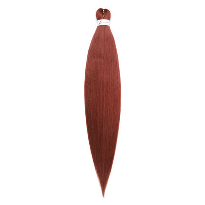 Cabelo Sintético Trançado Pré-esticado Profissional Sem Coceira Fibra Que Sela Em Água Quente 30'' Ombre Textura Yaki Extensões de Cabelo para Trança
