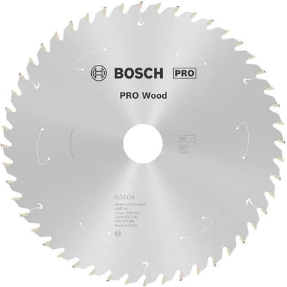 BOSCH 2608837726 Lâminas de Serra Circular para Madeira Serras de Mesa sem Fio para Madeira Macia Madeira Dura 216×1.7/1.2x30mm T48 Acessórios para Ferramentas Elétricas