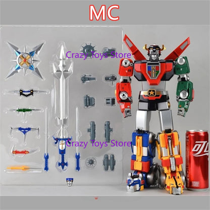 ?IN STOCK?Transformation MC Muscle Bear Beast Lion King Golion Alloy Metal Voltron Defender Action Figure