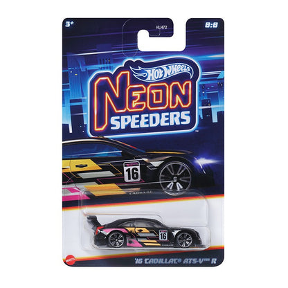 Hot Wheels Neon Speeders Series 8 Diecast Car Set 1/64 Scale Models Mazda RX-7 Datsun 510 B C D HLH72 Collectible Toy Xmas Gifts