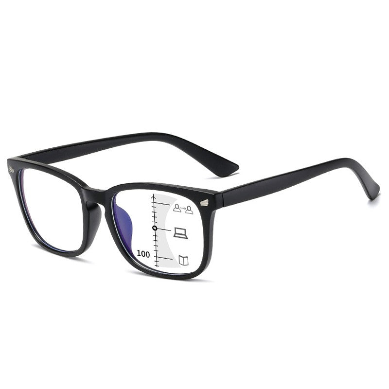 Óculos De Leitura Multifocal Quadrado CRIXALIS Óculos Masculino Fashion Com Dioptrias Antirreflexo Computador Feminino UV400