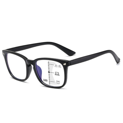 Óculos De Leitura Multifocal Quadrado CRIXALIS Óculos Masculino Fashion Com Dioptrias Antirreflexo Computador Feminino UV400