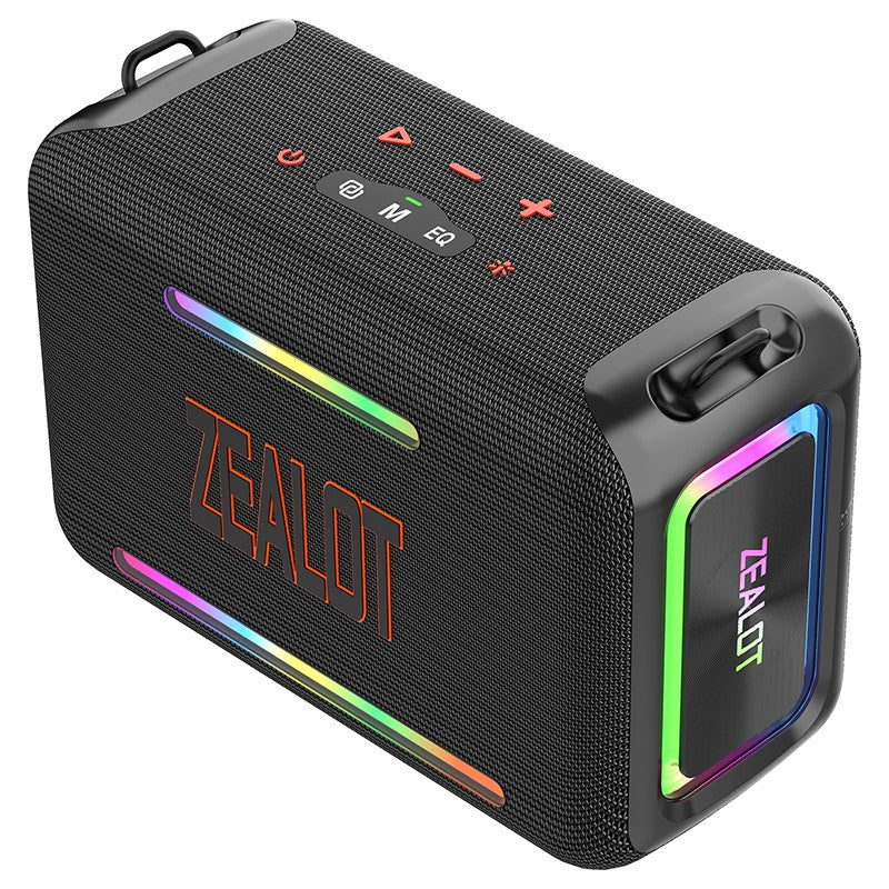 Caixa de Som Bluetooth Portátil à Prova D'água ZEALOT-S95, Boombox Sem Fio para Exterior, Subwoofer com Radiadores Passivos Triplos, Graves Profundos, 120W
