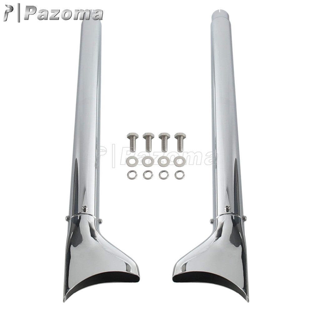 For Harley Softail Breakout Standard Slim Deluxe 2007-17 Motorcycle 33/36/39/42" Fishtail Exhausts Slip On Exhaust Pipe Muffler