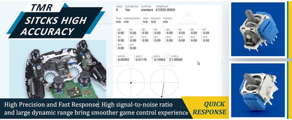TMR Electromagnetic Joystick for PS5 Controller Thumbstick No-Drift Upgrade Replacement Kit Gamepad 3D Analog Sensor Accessories