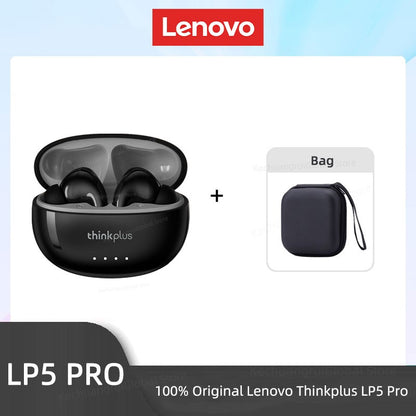 Lenovo LP5 PRO Wireless Bluetooth 5.4 Earphones TWS HiFi Sound Gaming Earbuds LP5Pro Sport headset Long Standby with Mic 2025