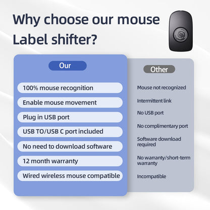 H26 Mouse Jiggler Undetectable Auto Mouse Movement Simulator Keeping PC Active Silent Mouse Mover For Wins/Linux/Android/Mac OS