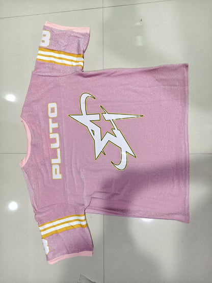 Y2K T shirt oversized fluorescent digital quick drying loose fitting jersey embroidered graphic shirts retro unisex street shirt