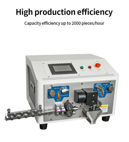 Automatic Computer cable Cutting and stripping Machine Sheathed Wire Cutting And Stripper Machine English Version