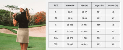 1Pcs/2025 Trending Golf Skirts: Knee-Length Athletic Styles Harajuku Kawaii Tennis & Yoga Skirts Breathable Premium Fabric
