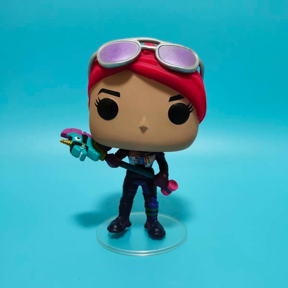 Funko Pop Fortnite Boneco Brite Bomber Modelo Moonwalker Rex Enfeites Dark Vanguard Boneca Raptor Brinquedo Colecionável Presente