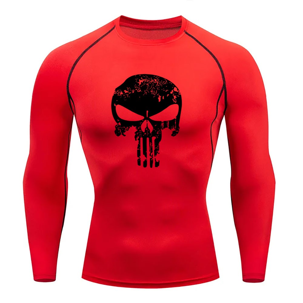 2024 Compression Shirt for Men, Superhero T-Shirt, Quick-Drying, Breathable, Short-Sleeved, Outdoor Sports, Running, S-3XL