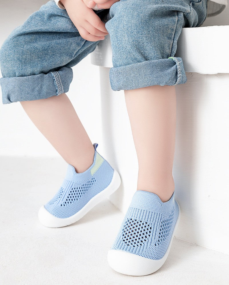 2024 Kids Shoes Casual Breathable Infant Baby Children Girls Boys Mesh Sneakers Soft Bottom Comfortable Non-Slip
