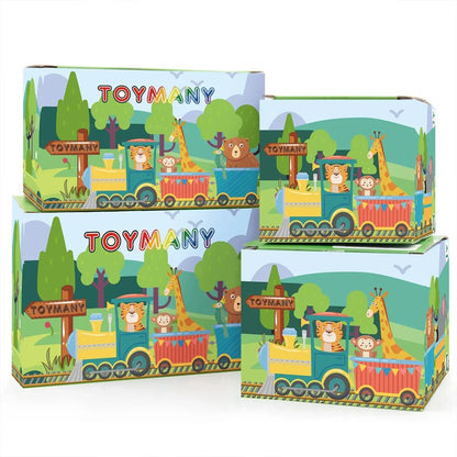 Toymany 8Pcs Grey & Orange Cat Figures, Simulation Pet Animal Model Toys for Kids Children Gift Set, Mini Collectible
