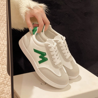 Tênis Feminino Designer Cabeça Redonda 2025 Tênis Leve Boca Funda Versátil Respirável Casual Cruzado Sapatos De Mulher