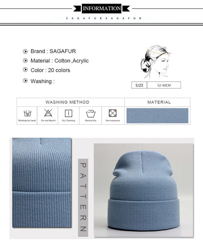 Touca Sólida Unissex Outono Inverno, Mistura de Lã, Macia e Quente, Boné de Tricô Masculino Feminino, Gorro, Toucas de Esqui, 24 Cores