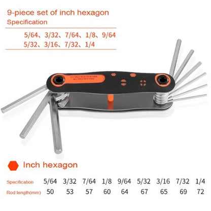 Allen Keys Wrench Folding Torx Screwdriver, Special Work Spanner Key Set, Universal Hardware Hand Tools, Fixed Hex Wrench