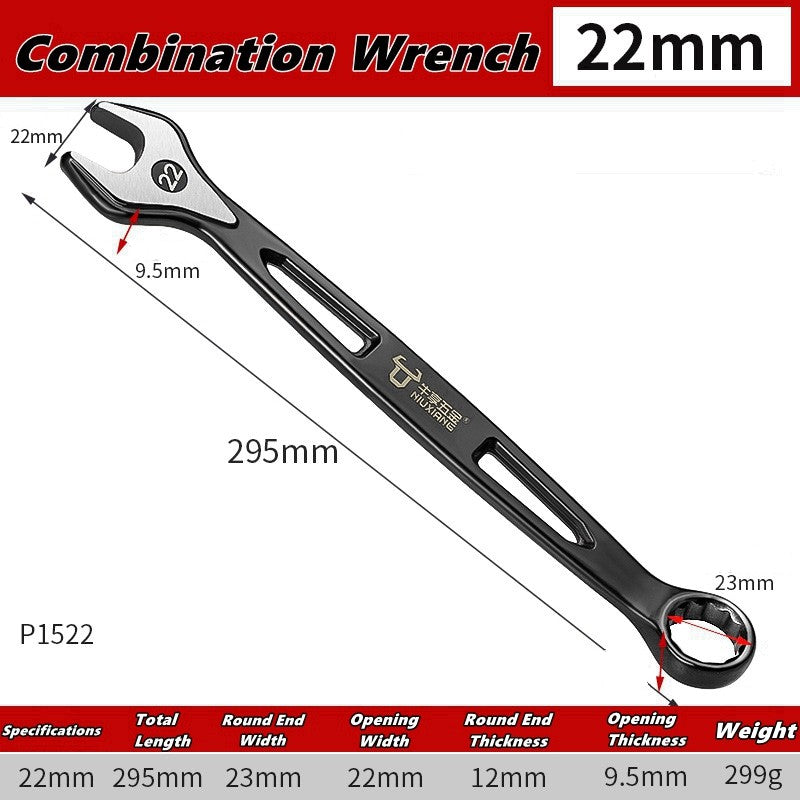 Chave De Boca Dupla Utilização Ameixas Flores Chaves Catracas 6mm-24mm Chaves Combinadas Cortador De Porcas Chave Combinada Ferramenta Manual De Reparo