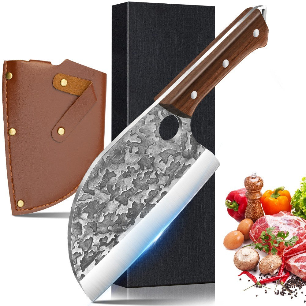 MDHAND Faca de Cozinha Japonesa de Aço Inoxidável 7'' Lâmina Afiada Faca de Chef Profissional para Cortar Carne, Peixe, Ferramenta de Cozinha