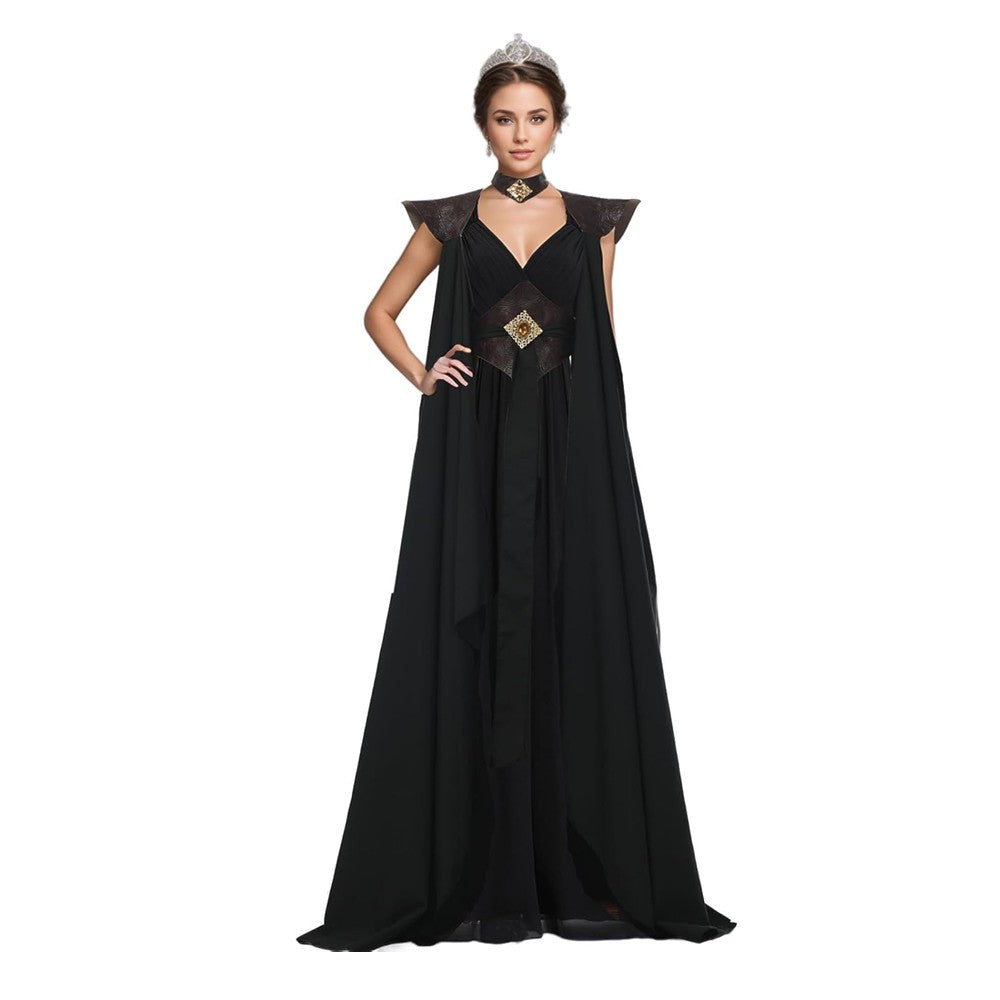 Medieval Elven Cloak for Women Full Length Fairy Cape Off Shoulder Capelet Renaissance Cosplay Costume