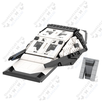 MOOXI Interstellar Scenes Black Hole Space Building Blocks Set Ranger Spacecraft DIY Bricks Adult Model Kids Toys Birthday Gifts