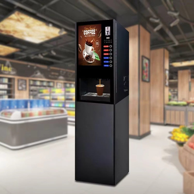 High Frequency Use Wholesale Electric Fully Automatic Coin Operated Instant Hot Commercial Coffee Vending Machine