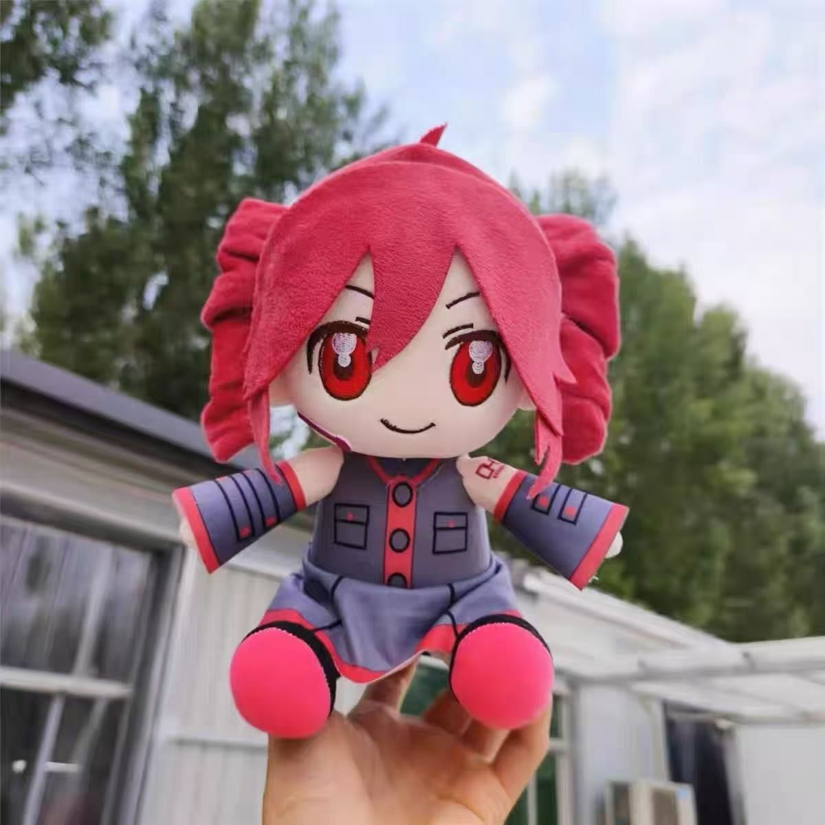 Anime Kasane Teto Cosplay Doll Kawaii Plush Stuffed Doll Ornament Christmas Gifts Anime Merchandise Kid Birthday Gift Home Decor