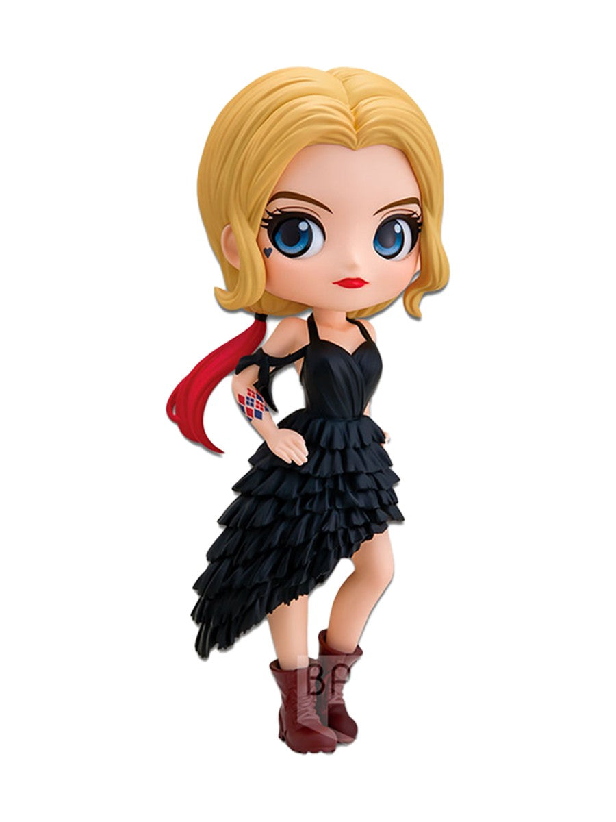 Autêntica Bandai Banpresto Qposket Esquadrão Suicida DC Hero Arlequina Fofa PVC Colecionável Figure - Presente Perfeito para Fãs