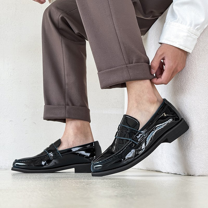 2025New Men Casual Oxford Shoes Genuine Leather Business Tooling Shoes Comfy High Quality Outdoor Antiskid Loafers Walking Shoes