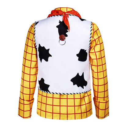 cos costume Story Halloween cosplay Shirt Vest Bandana Cowboy Sheriff role-playing costume