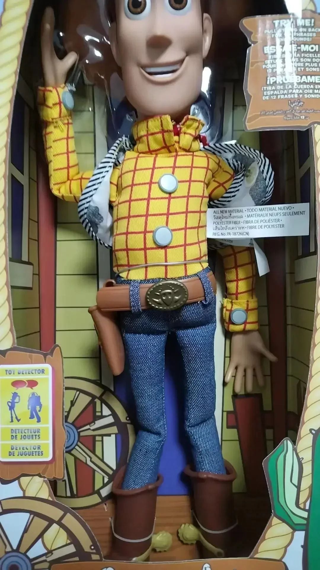 Disney Novo Original 40cm Falando Woody Buzz Figuras de Ação Modelo Toy Story 4 Anime Figuras Decoração Coleção Presente de Natal
