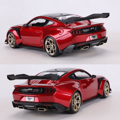 Original Maisto 1:18 Ford Mustang GTD Modelo de Carro em Liga Metálica Estático Miniatura Coleção de Modelos Die-Cast Presentes Brinquedos Presentes de Aniversário