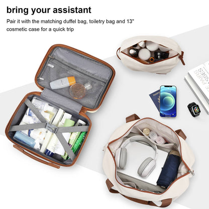 Joyway Luggage Set 6 Piece Suitcase Sets with Spinner Wheel,Hardside Expandable Travel Laggage with TSA Lock (18/20/24/28 White