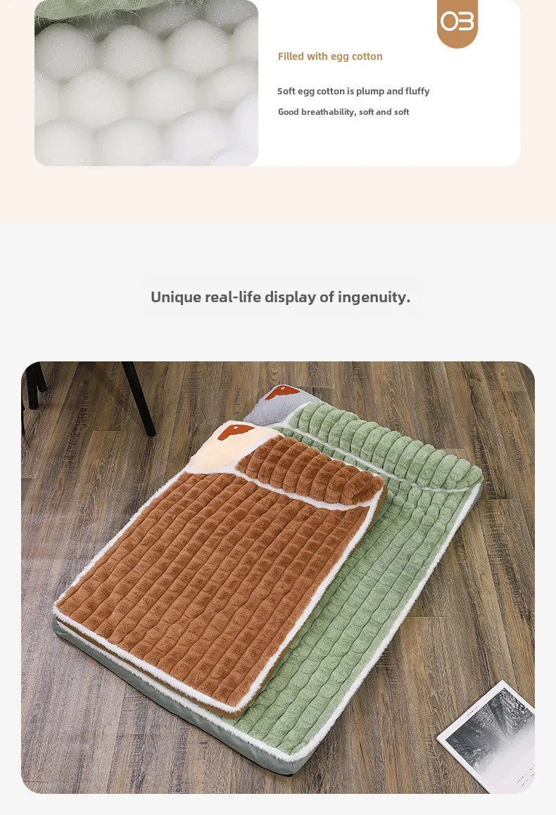 Nova cama de cachorro grande removível e lavável para inverno quente, produtos para animais de estimação, cama de cachorro, cama de gato, cama para animais de estimação