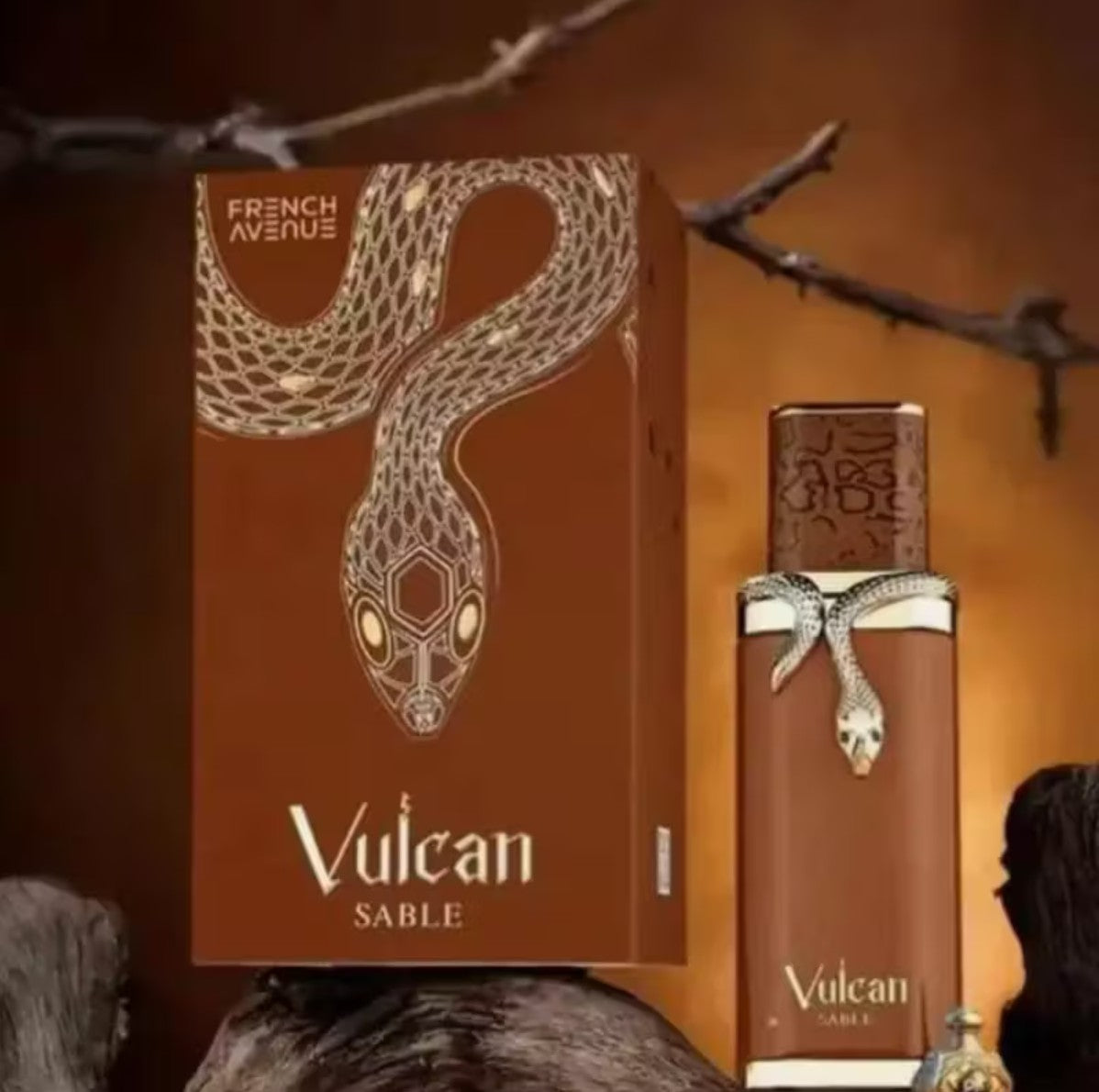 Vulcan  French Avenue By Fragrance World 3.4 Oz Eau De Parfum Men Spray, long-lasting and dazzling floral fragrance