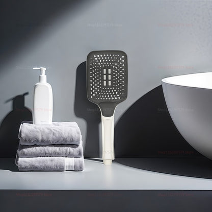 Ducha de Banheiro com Bico Pressurizado, Alta Pressão, Economia de Água, Pulverizador, Acessórios de Banheiro ABS, Ducha Cromada Tipo Chuva
