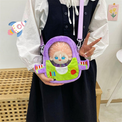 Disney Pixar Toy Story Buzz Lightyear Bolsa Feminina de Ombro Desenho Animado Bolsa Transversal Feminina Pequena Bolsa para Celular Presente de Natal