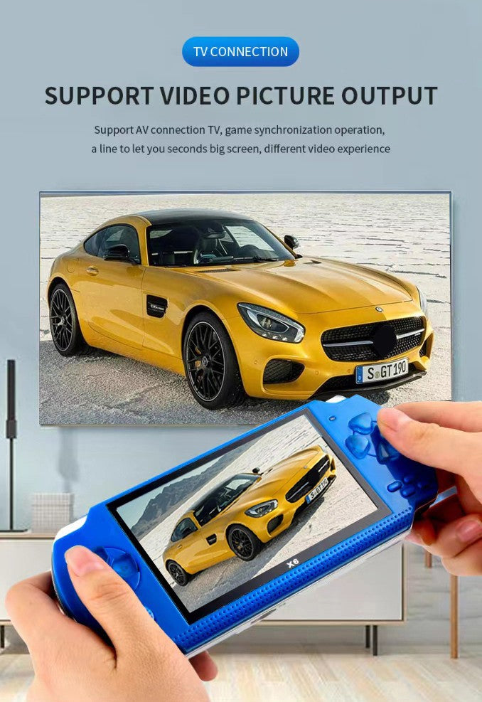 Handheld Portable Retro Video Game Console Videogame Arcade Player for Children Mini Machine Emulator Retrogame Gaming Station