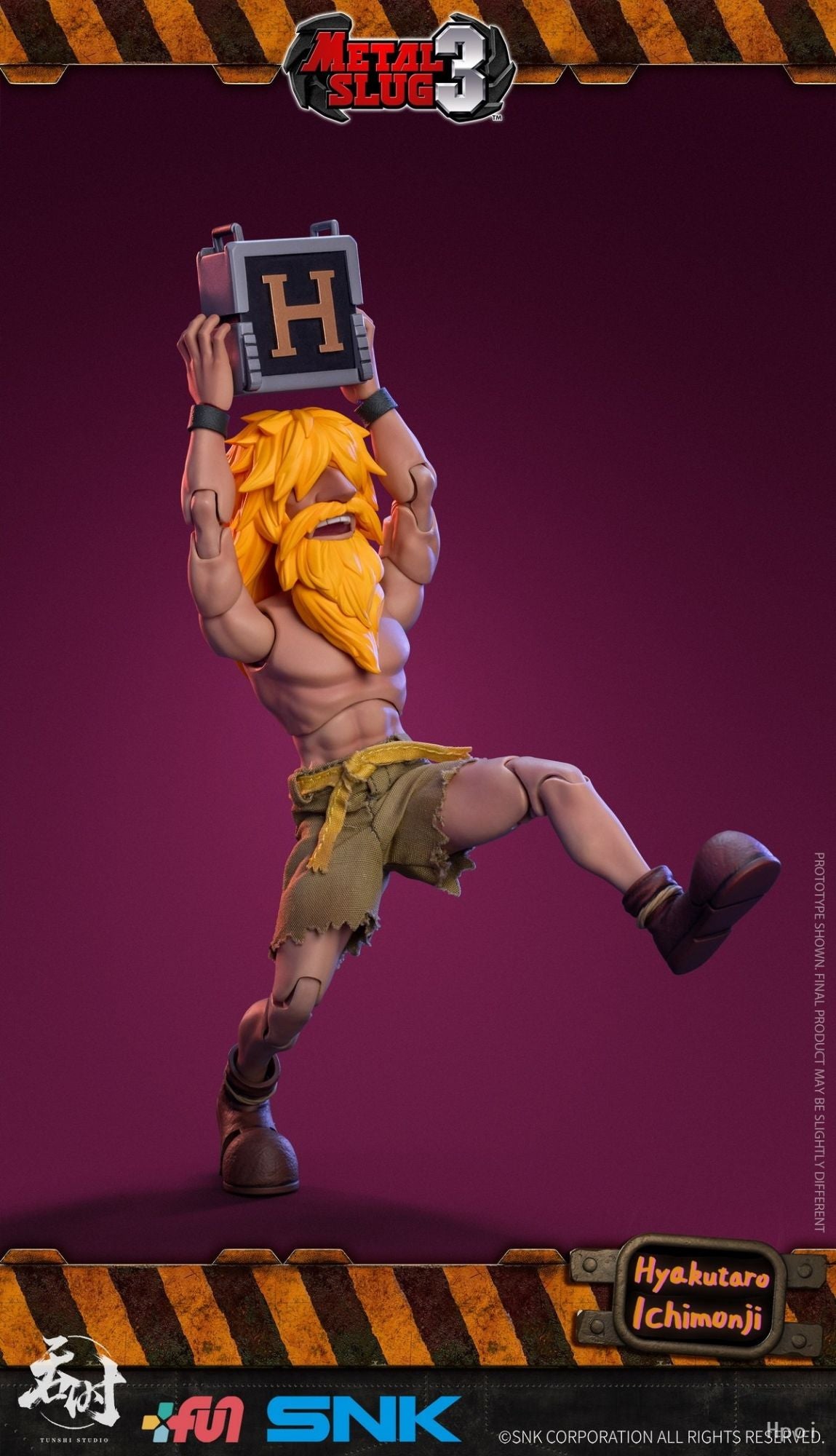 ?Em Dtock?Original Toki Studio Metal Slug 3 Ichimonji Hayakutaro 1/12Modelo de Personagem de Jogo de Metal Brinquedo de Presente