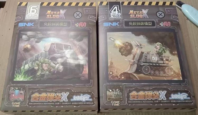 New Era Models Brinquedo Educacional Infantil Metal Slug X – Kit de Montagem de Tanque com Figura de Soldado Capturado Cenário Militar para Construção