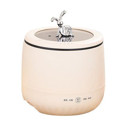 Panela de Arroz Elétrica Inteligente Mini 1.8L Antiaderente Compacta Eletrodoméstico para Arroz, Grãos, Sopas, Mingaus e Ensopados