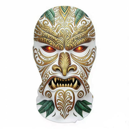Skeleton Full Face Fashion Headgear, Breathable Mesh, Outdoor Riding, Holiday Disguise Headgear Mask